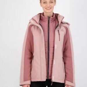 Reebok 3-in-1 Women's Jacket | XXL | Light-Purple | Versatile Layers